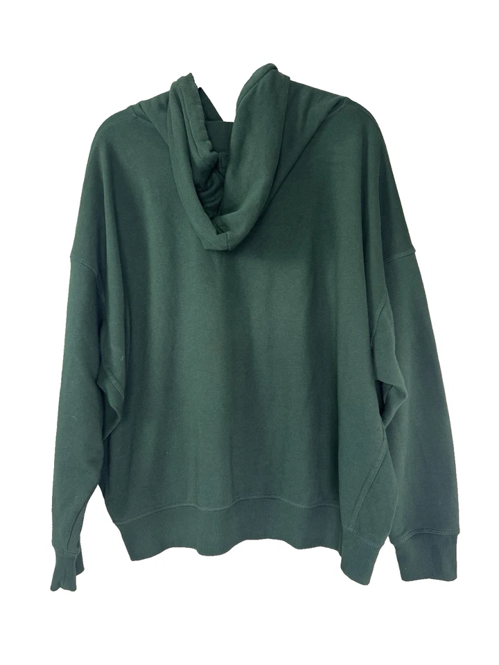 Sudadera con Capucha Aeropostale Unisex Verde Mediana Essentials Grunge Clásica Preppy Abuelo Foto 2 de 4