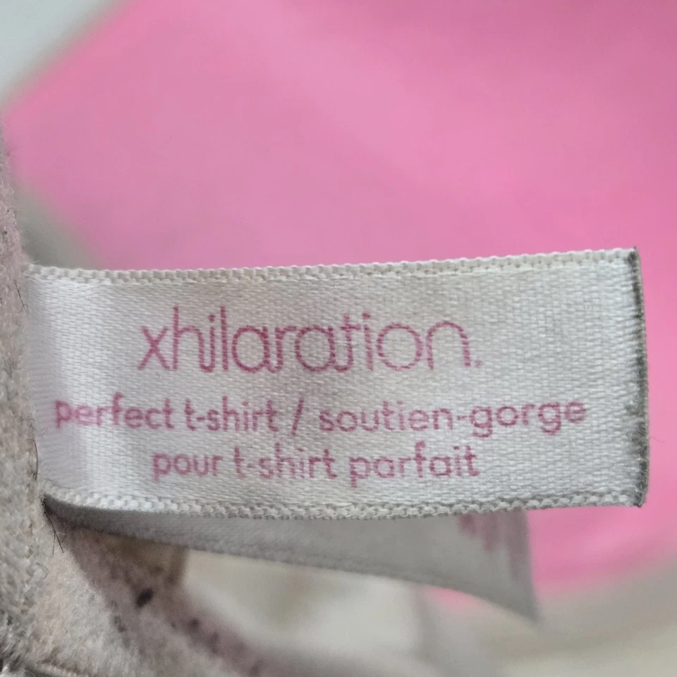 Xhilaration Women Bra 38C Beige Perfect T Shirt Lightly Lined Underwire - Image 4 of 4