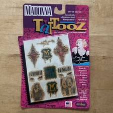 Madonna Tattooz Temp Tattoo 1991 Who's that girl Sealed 1995 Brand New