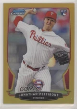 2013 Bowman Chrome Gold Refractor /50 Jonathan Pettibone #62 Rookie RC
