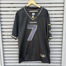 Nike NFL Younghoe Koo Atlanta Falcons #7 Black Jersey Size Medium Black Gold