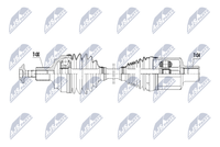 NTY Antriebswelle NPW-ME-180 FüR MERCEDES-BENZ