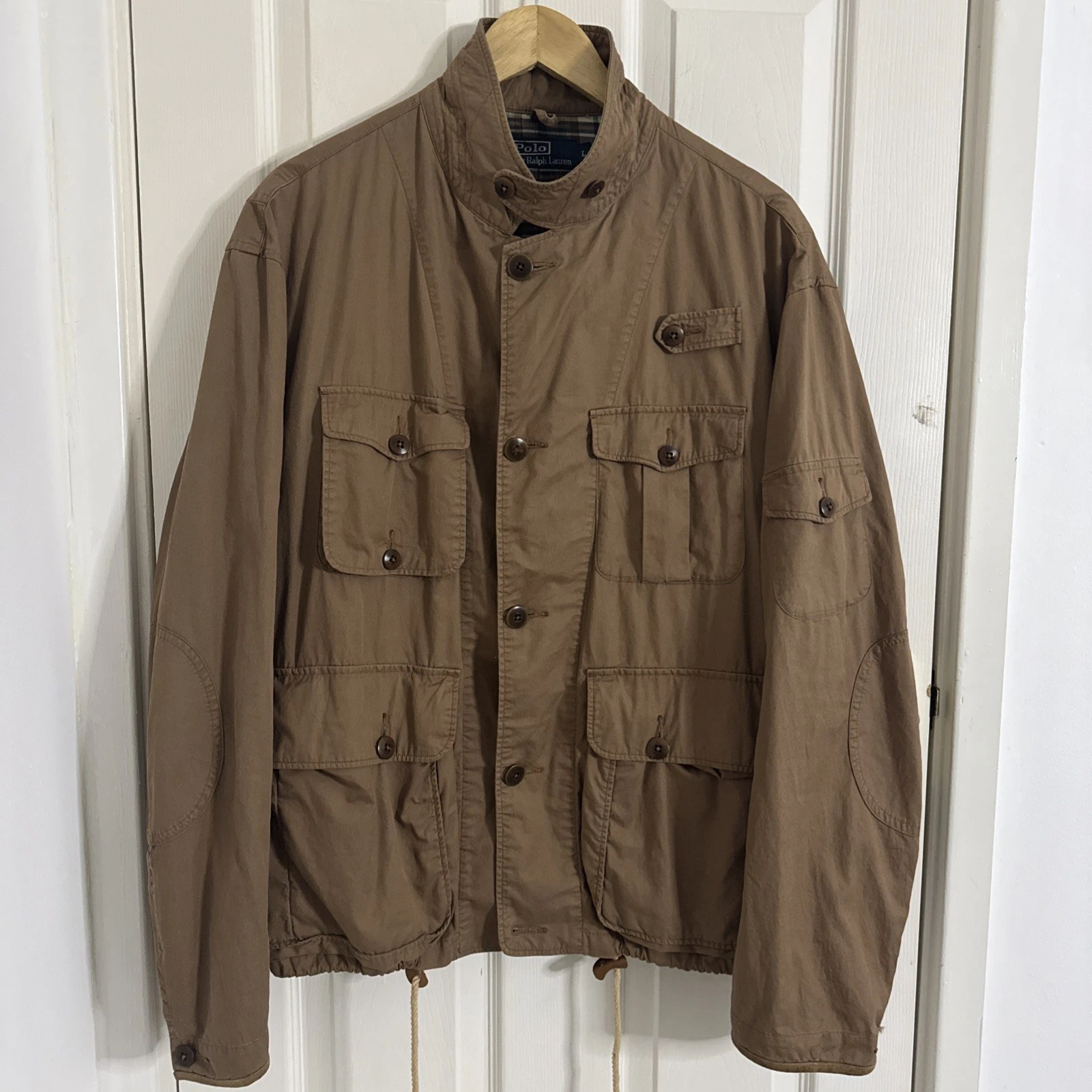 Polo Ralph Lauren Jacket Mens Large Brown Fishing Safari Utility Hunting Chore
Opens in a new window