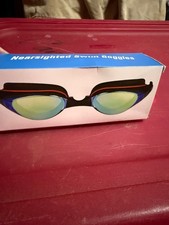 Nearsighted Swim Goggles Anti-Fog UV Protection -3.5