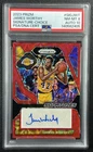 JAMES WORTHY PSA 8 2023-24 PANINI PRIZM #SIG-JWT AUTO CHOICE RED 74/88