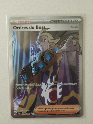 Carte Pokémon Ordres du Boss 248/193 Full Art - EV02 Évolutions à Paldea FR NEUF