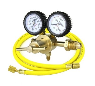 SÜA - Nitrogen Gas Regulator 0-600 PSIG - HVAC Purging - + Hose 