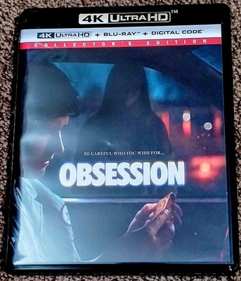 Obsession 4k UHD Blu Ray + Blu Ray * No Digital *