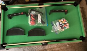 48 3-in-1 Multi Game, Pool Table, Air Hockey, Foosball Table, by MD Sports VGC