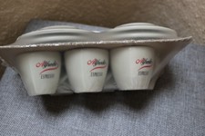 #6 Espresso-Tassen, #weiß, ACF-Manufaktur, #Made in Italy, #hochwertig