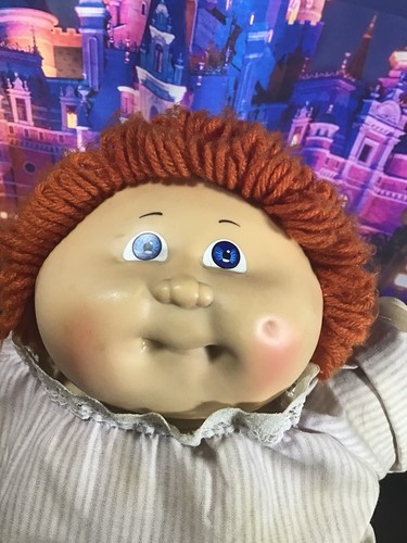 Vintage Cabbage Patch Kids pelo rojo ojos azules 1982 - Imagen 4 de 11