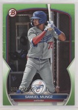 2023 Bowman Prospects Neon Green 382/399 Samuel Munoz #BP-80 0s9t