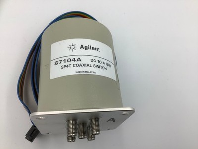 Keysight / Agilent 87104A DC to 4GHz SP4T Coaxial Switch