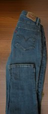 Levi's 721 high rise skinny dark blue denim jeans women size 27