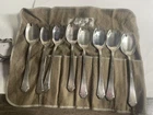 Sterling Silver "Lady Mary" Towle 8 PC Ice Cream Fork Spoon 5 1/4" - 176.2 GRAMS