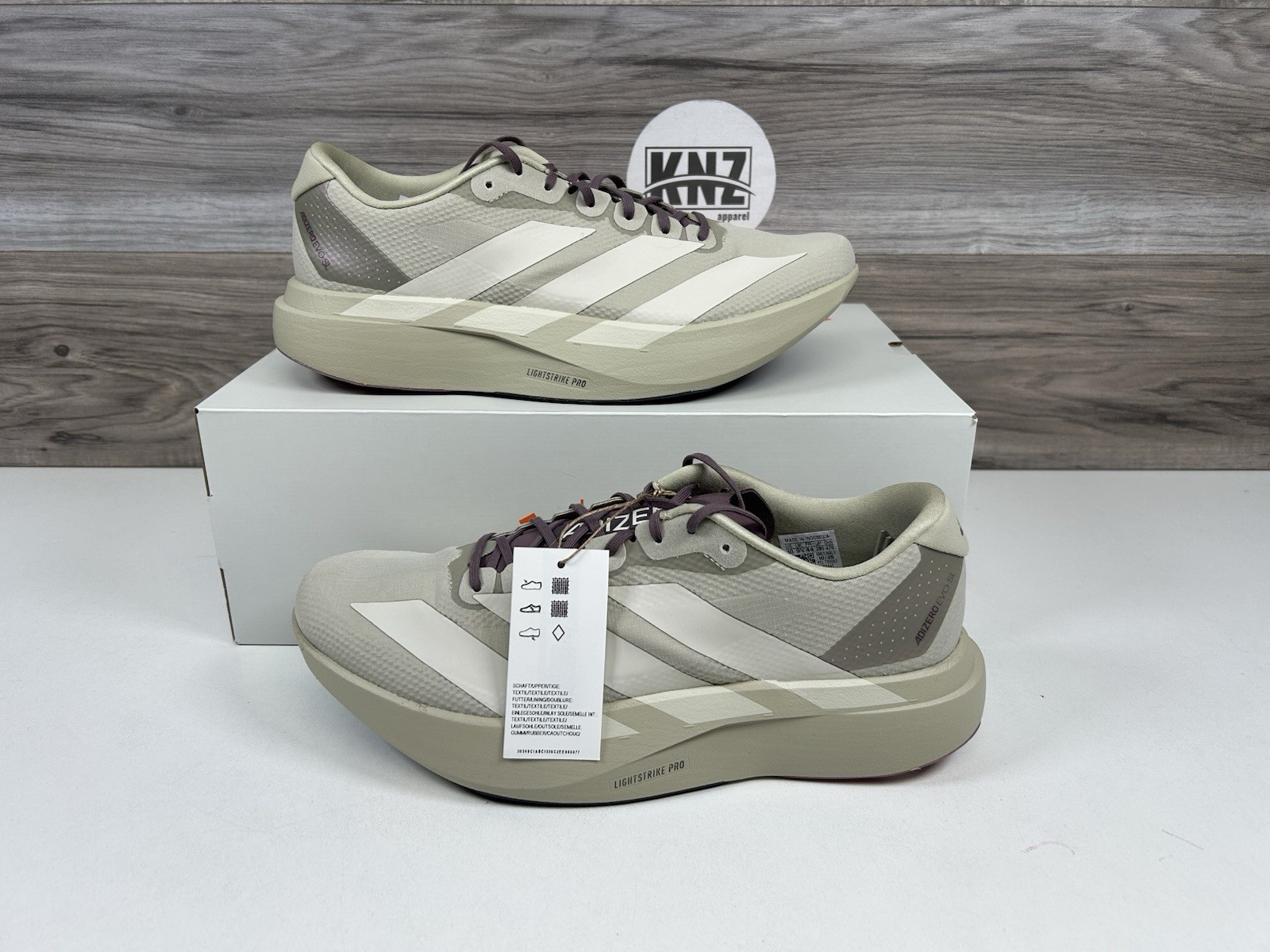 **Adidas ADIZERO EVO SL Woven H. Koumori Putty Grey (JS2441) Authentic NEW Men’s