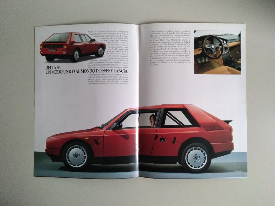 Depliant brochure Lancia Delta S4 - V/1986 - Immagine 2 di 4