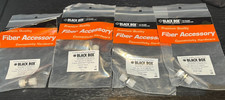 4 szt. złącza adaptery światłowodowe czarne pudełko FOT100