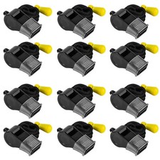 12 Pack Sport Whistles with Lanyar for Coaches, Referees and Officials, Loud ...