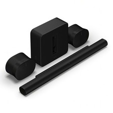 Sonos Arc Ultra Soundbar, subwoofer sub 4 e coppia di altoparlanti wireless epoca 300