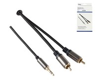 Dinic Hq Klinke-Cinch Adapterkabel, Schwarz, 3,5Mm Klinkenstecker #1907286