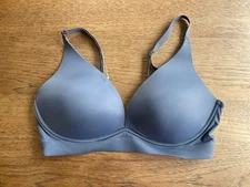 SOMA Smooth Earl Gray MEDIUM Enbliss Luxe Plunge Bralette Wireless Soft Bra