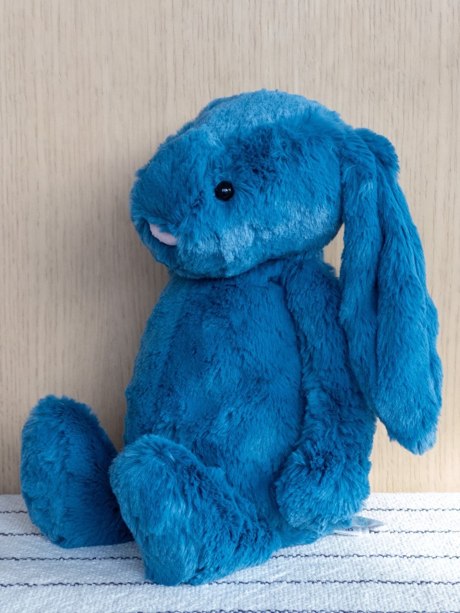 Jellycat RARE Medium Bashful Mineral Blue Bunny RETIRED | eBay UK