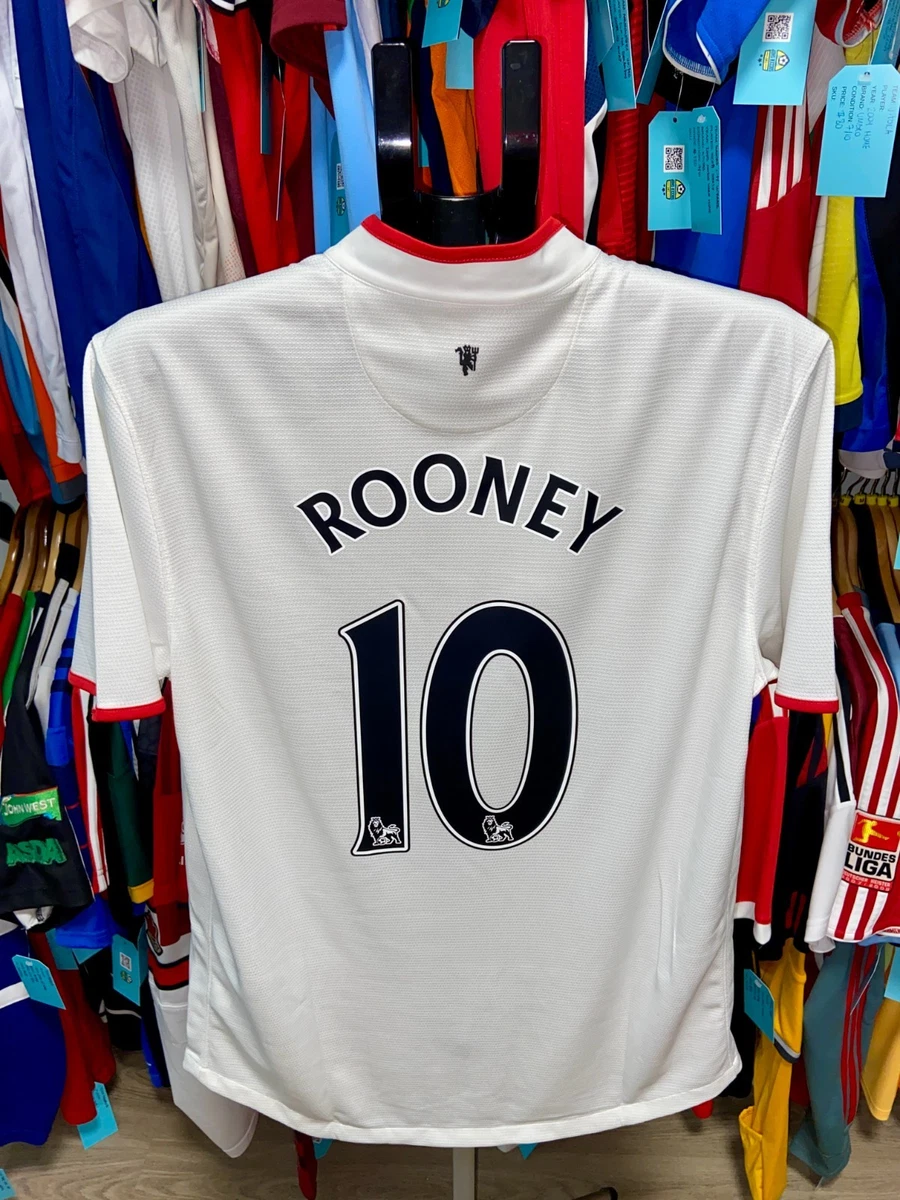 Wayne Rooney White Manchester United International Club Soccer Fan