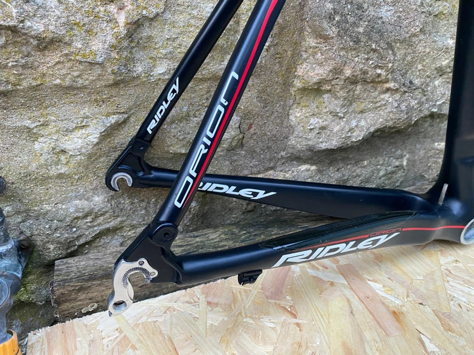 Ridley Orion Team Carbon Frameset - Large - Black/White/Red - Good Condition - Image 4 of 4