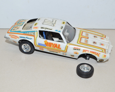 #ad Vintage MPC 1972 PONTIAC FIREBIRD Milt Schornack Model Car Built Up Parts Lot $170.40