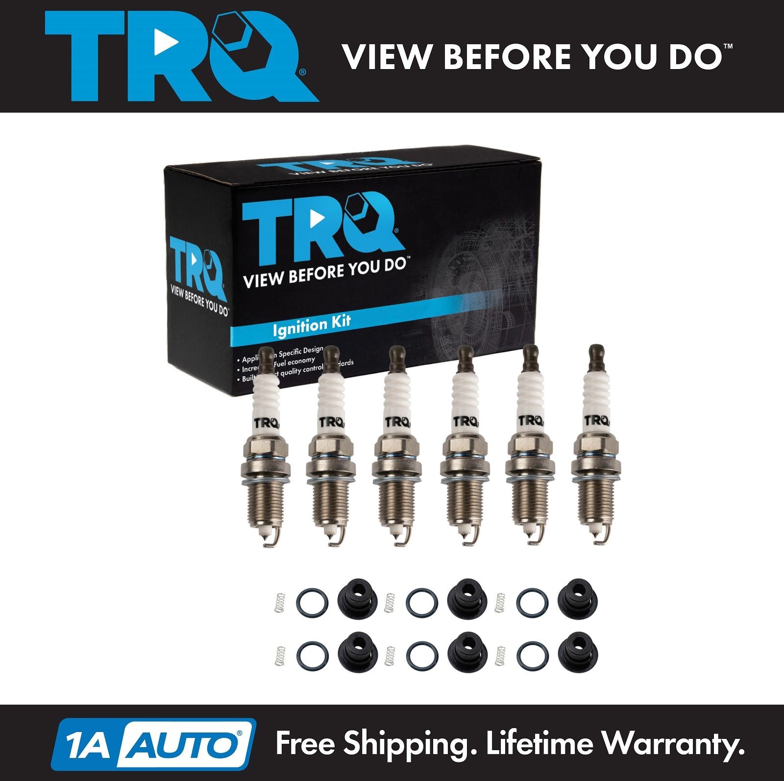 TRQ Ignition Kit Red Fits Dodge Jeep Mitsubishi