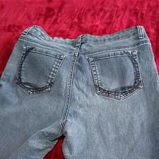 Gloria Vanderbilt Women's Slim Straight Jeans Blue Medium Wash Stretch 0133