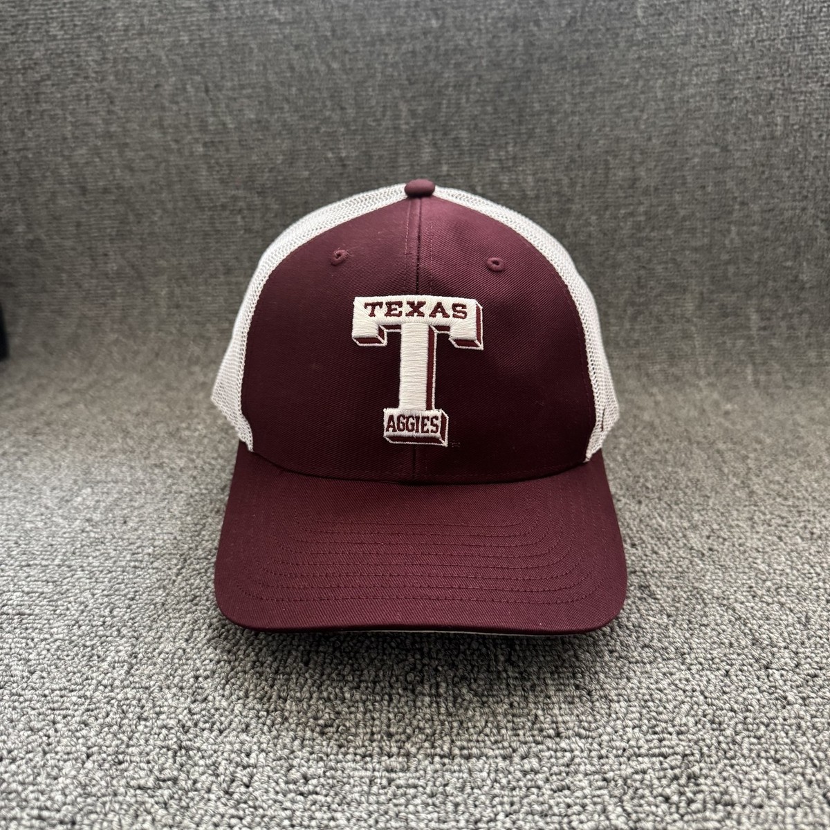 '47 Brand Texas A&M Aggies Trucker Snapback Maroon White OSFA Hat