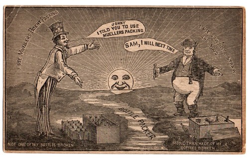 St. louis, MO Missouri 1882 Bottle Packing Advertising Card - Picture 2 of 2