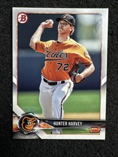HUNTER HARVEY #BP4 2018 Bowman Baseball QTY Baltimore Orioles
