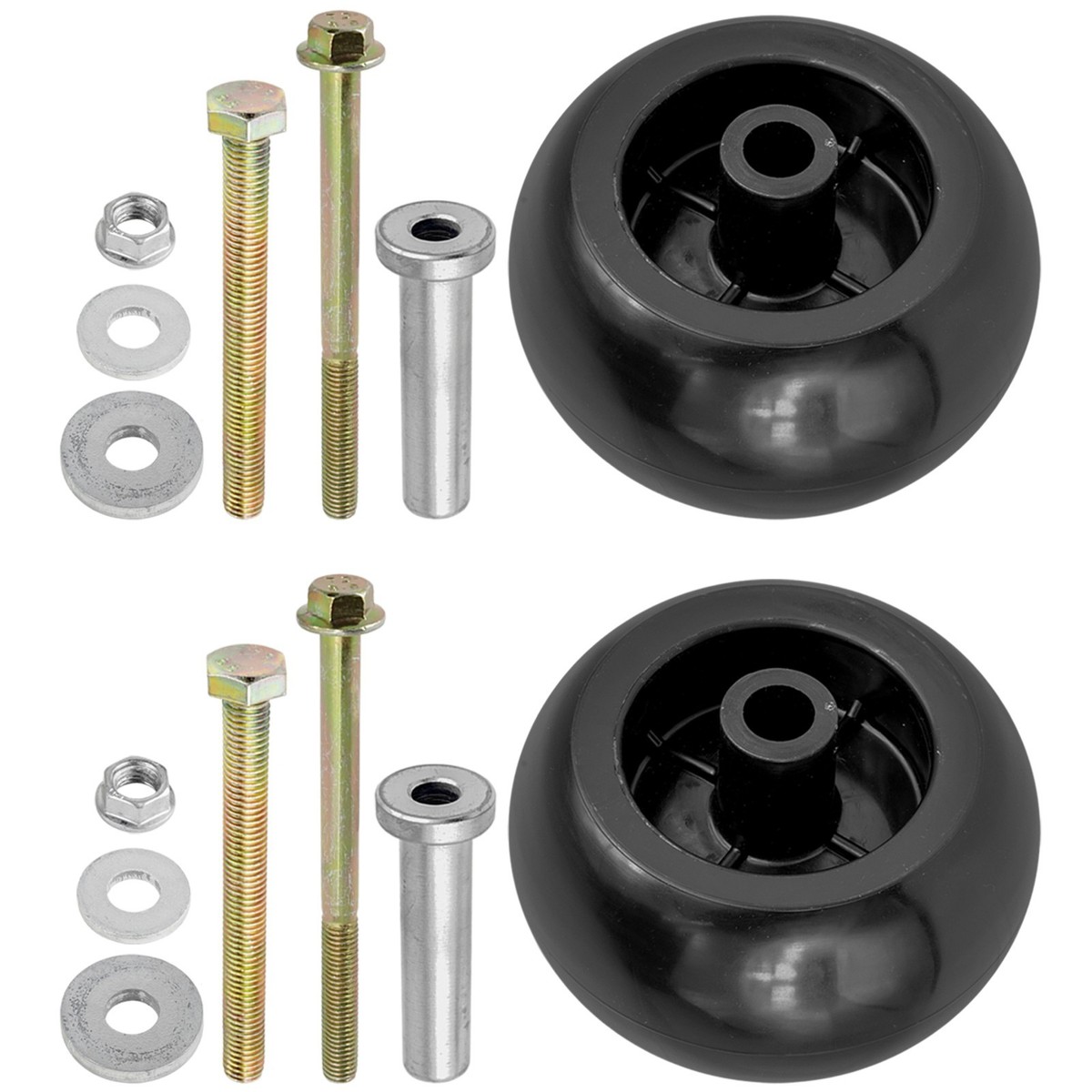 MORRS ローラー 2 Deck Wheel with Bolt and Nut for Hustler Super Z Models 52