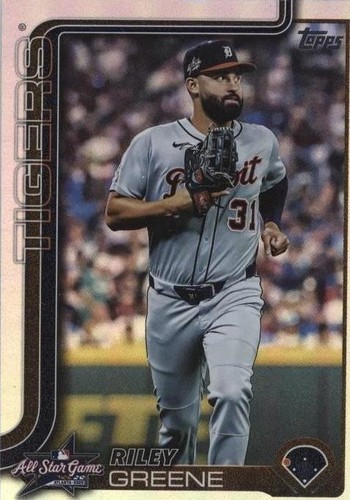 ? RILEY GREENE AUTO PATCH /5 – 4 COLOR PATCH – TOPPS UPDATE 2025 