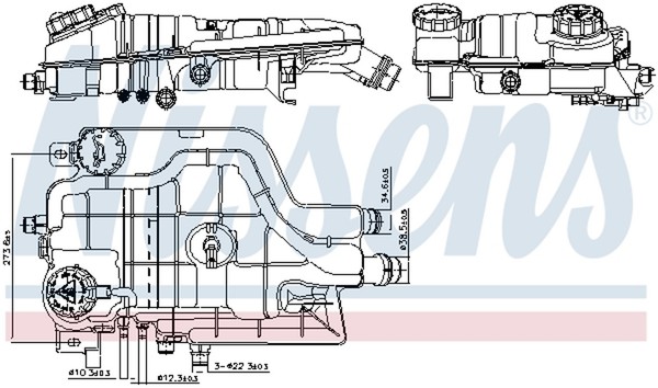 AusgleichsbehäLter KüHlmittel ** First FIT ** Nissens 996205 4 Liter Kunststoff-image
