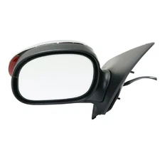 For 01-03 F150 Crew Cab Pickup Mirror Power w/Turn Signal Lamp Chrome Left Side