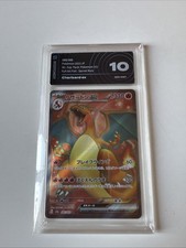 Charizard Ex 185/165 Full Art- 151 JAP Gem Mint- AiGrading 10
