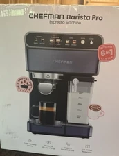Chefman Barista Pro 6-in-1 Espresso Machine, Stainless Steel