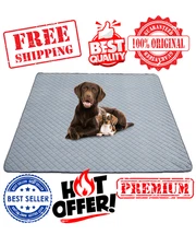 Reusable Washable Pee Pads for Dogs Large/Extra Large 36'' X 41'' 2 Pack, Absorb