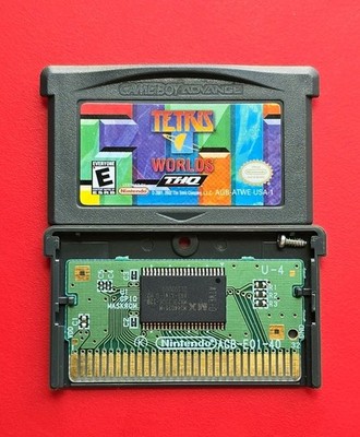 Tetris Worlds Nintendo Game Boy Advance Authentic U.S. Version Puzzle Tested
