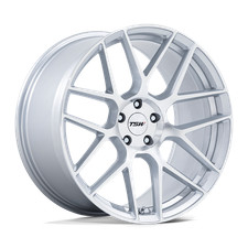 18x10.5 Tsw Tw002 Lasarthe Gloss Silver Machined Wheel 5x4.5 25mm