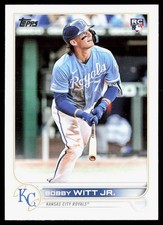 2022 Topps Update #US100 Bobby Witt Jr. RC Rookie Card