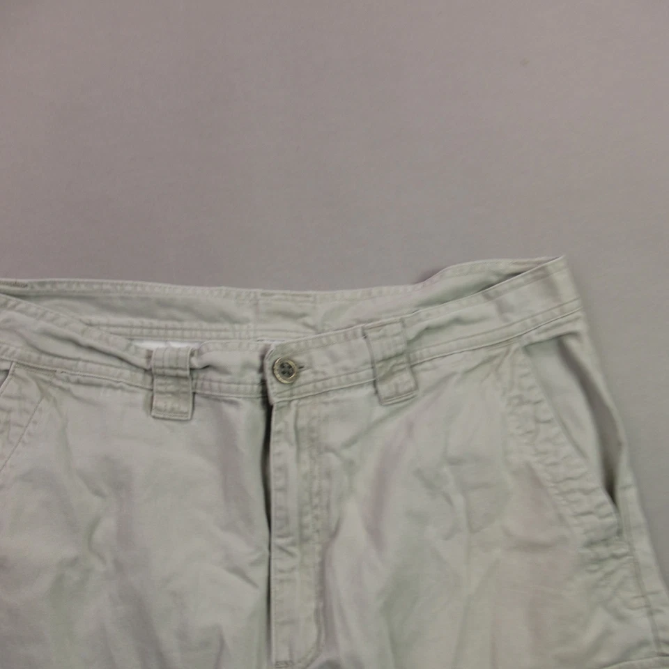 Pantalones Cortos Columbia Para Hombres 36 Marfil Carga Informales Aire Libre Senderismo Bolsillo Ligeros Foto 2 de 4