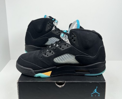 Size 11.5 - Jordan 5 Retro Mid Aqua🐠 OG ALL/WORN ONCE! - Picture 5 of 8