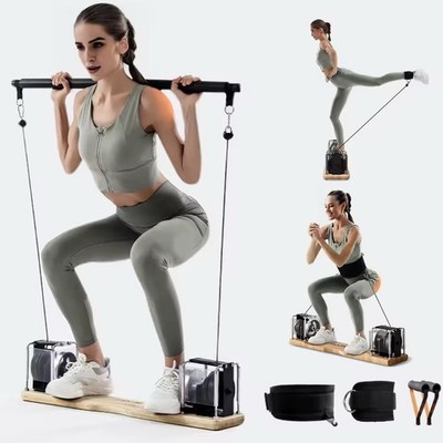 All-in-One Krafttrainer, Einstellbarer Widerstand 7-17kg, 4 Modi