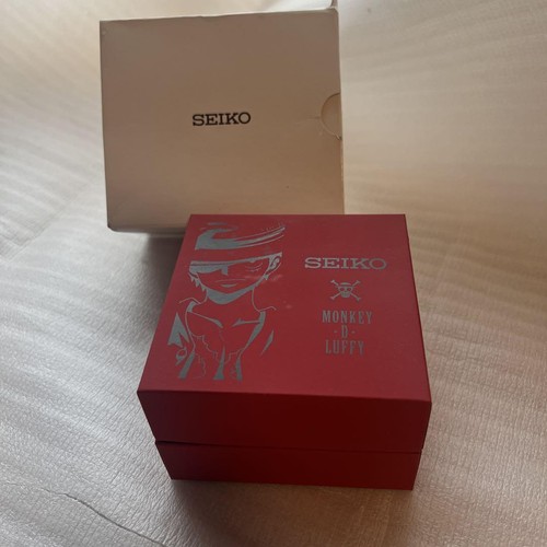ONE PIECE x SEIKO Watch Color Red 20th Anniversary Model Chronograph JPN Quartz - Picture 10 of 10