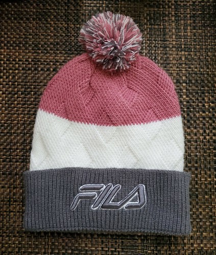 NWOT FILA Unisex Striped Knit Pom Pom 